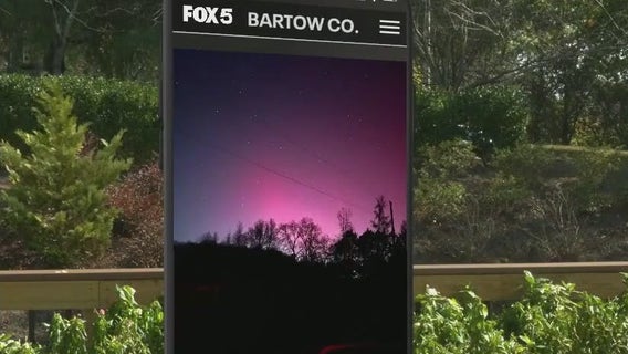 Northern lights dazzle Georgia skies in rare overnight display