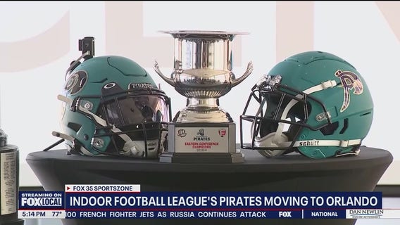 Indoor Football League’s Massachusetts Pirates relocating to Orlando