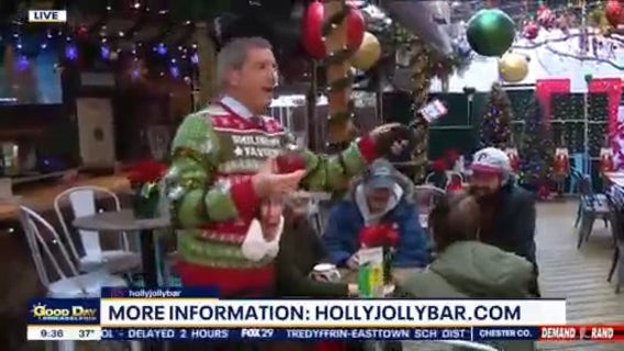 Bob Sings Along At The "Holly Jolly Bar"