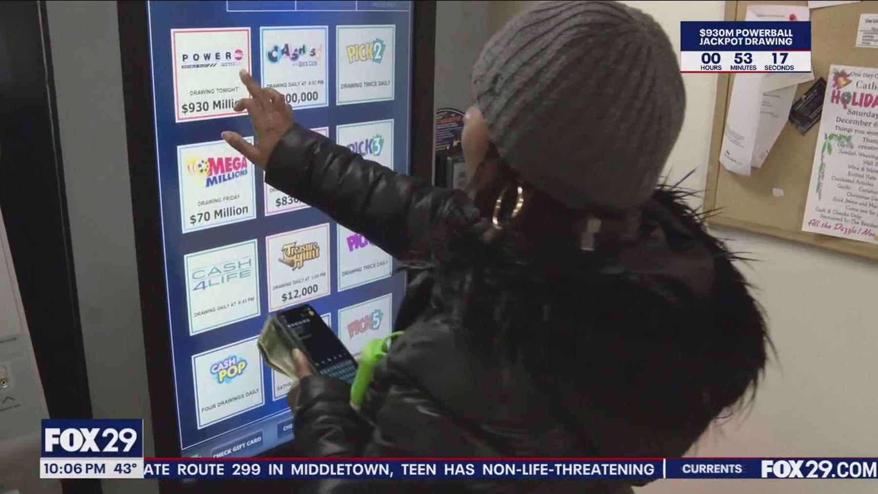 $930M Powerball jackpot: Roxborough residents try their luck