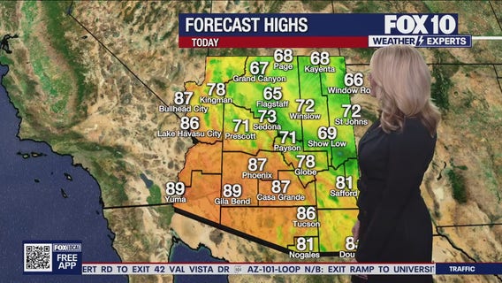 Arizona weather forecast: Cloudy, warmer-than-normal temps in Phoenix
