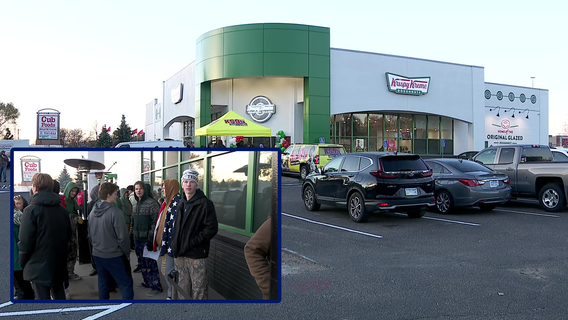 Minnesotans camp out for Krispy Kreme