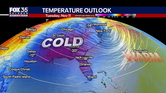 Orlando Weather Forecast: Near-record cold to slam Florida