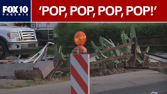 Residents evacuated following Phoenix semi crash, power outage