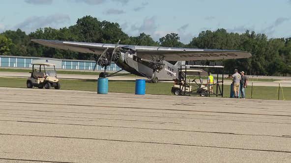 Rare 1928 Ford Trimotor in Michigan for Festival of Flight