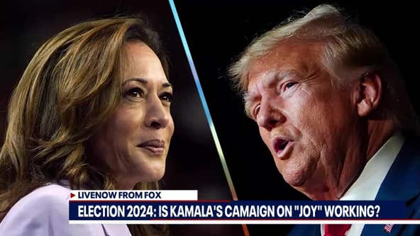 Kamala Harris leans on the theme of "joy"