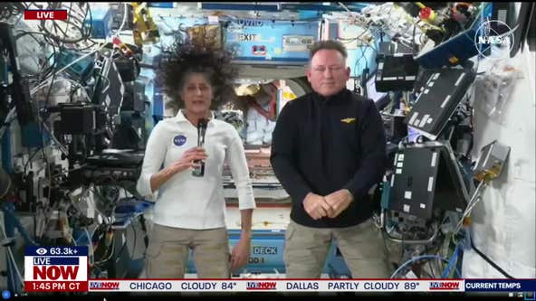 Two NASA astronauts stuck on ISS give interview