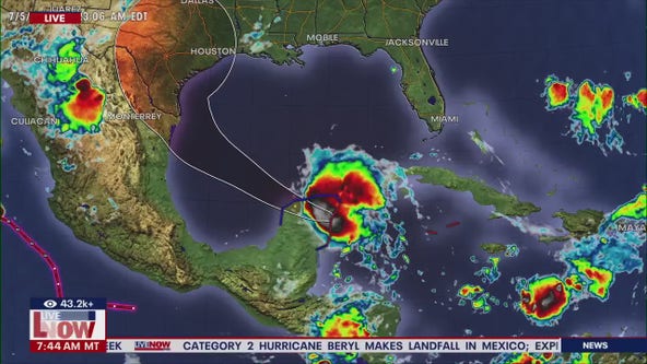 Hurricane Beryl makes landfall in Mexico
