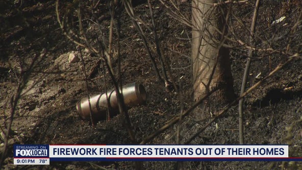 Illegal fireworks spark brush fire, threaten Renton apartment complex