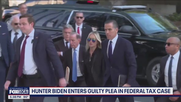 Hunter Biden enters guilty plea in federal tax case