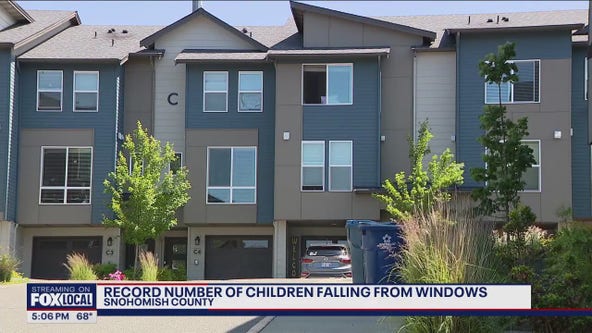 Record number of children falling from windows