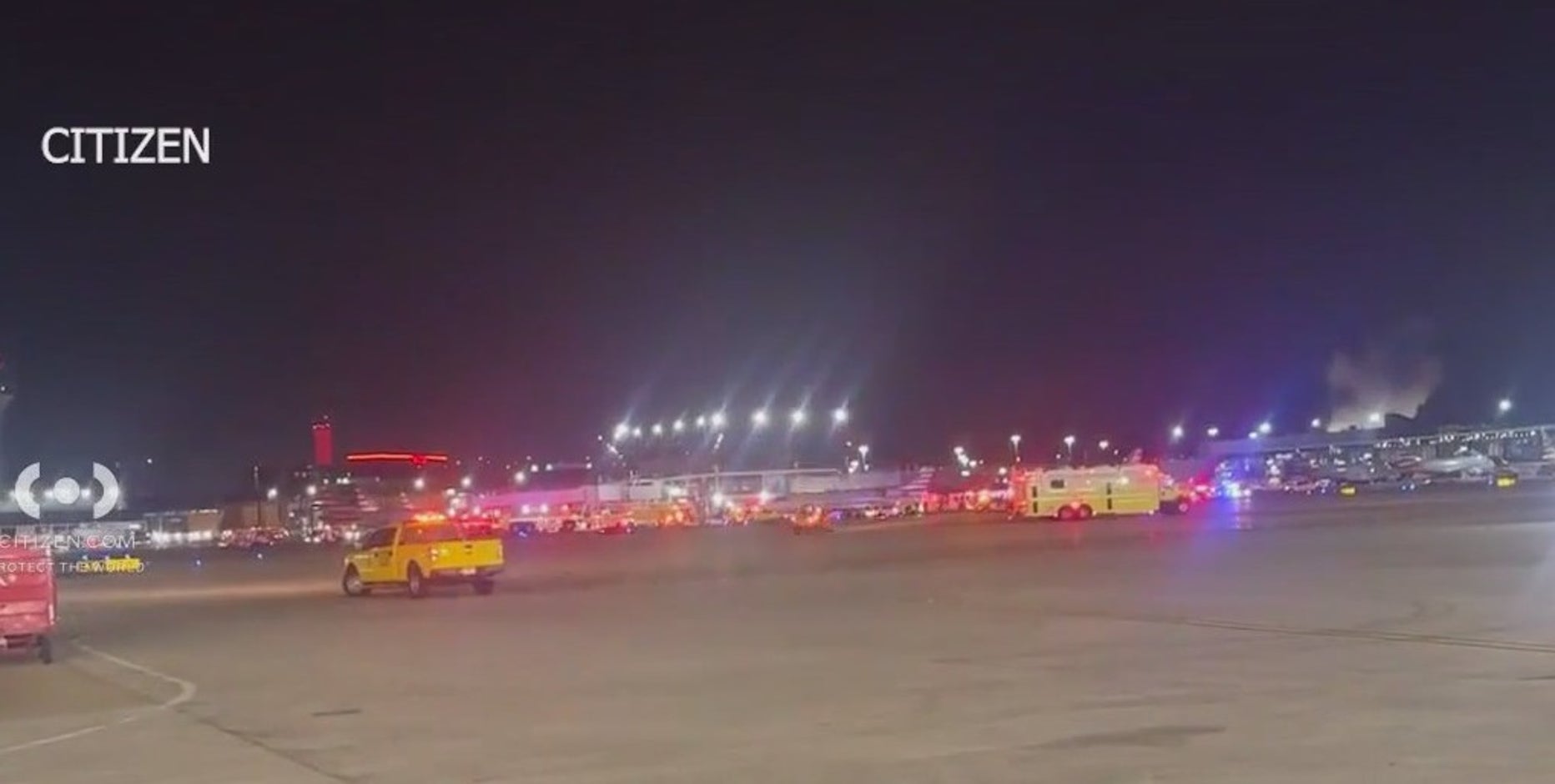 Accident at O'Hare Airport: Driver hospitalized after tug vehicle hit by airplane wing