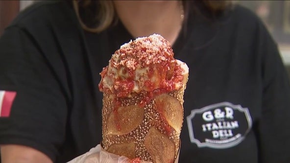 New York deli creates savory "Italian Ice Cream Cone"