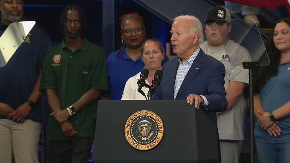 President Joe Biden in Ann Arbor