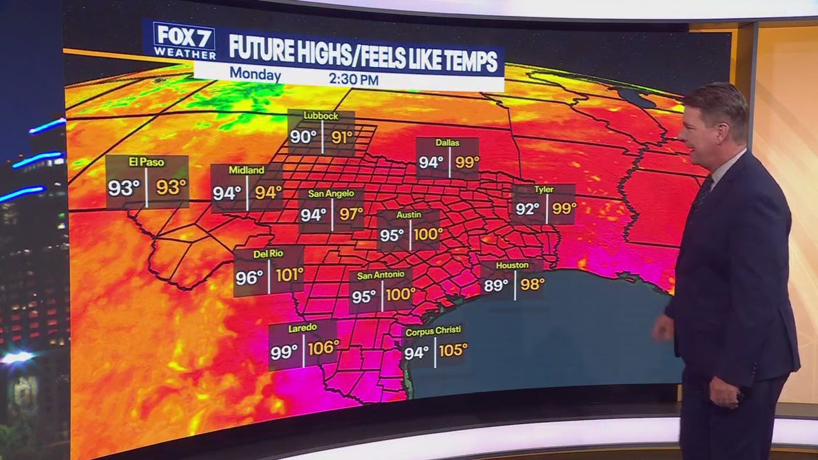 Austin weather: Slight chances for some rain