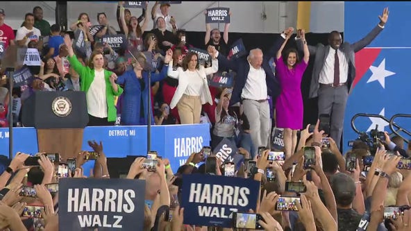 FULL SPEECH: Kamala Harris, Tim Walz Michigan rally