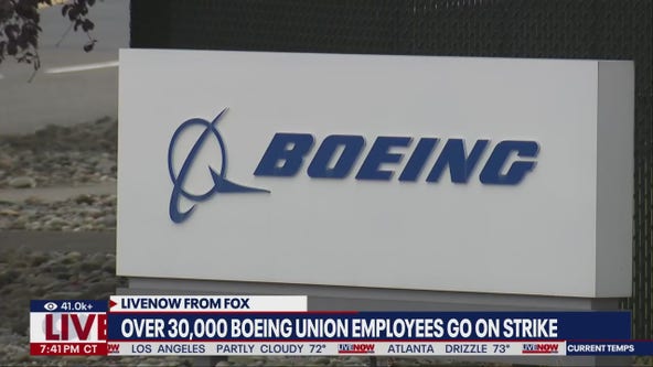 Boeing factory workers strike for first time since 2008