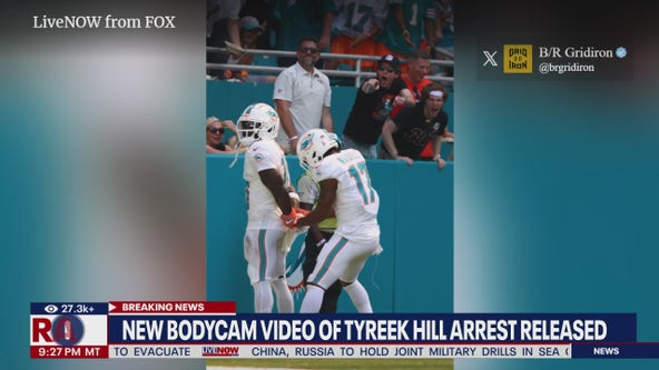 New bodycam video of Tyreek Hill detainment released