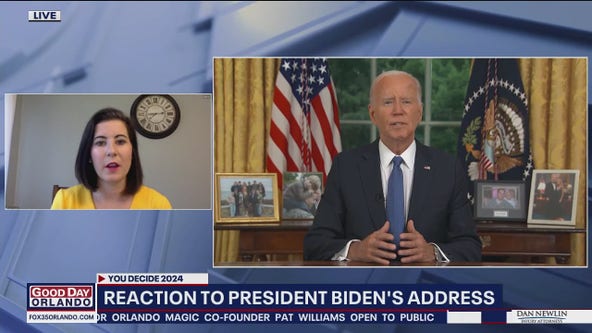 Reaction to President Biden's address