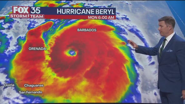 Hurricane Beryl nears Caribbean with deadly winds, storm surge