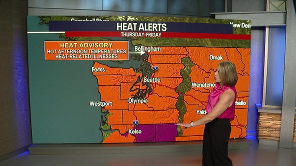 Late summer heat clearing out next week