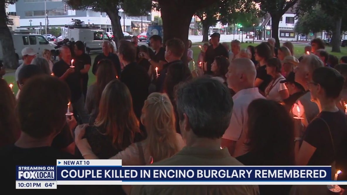 Vigil for American Idol exec. Robin Kaye, husband