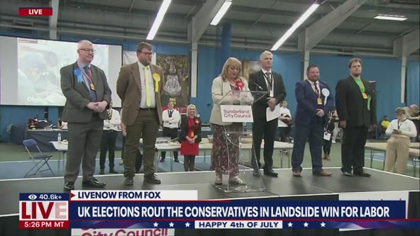 UK elections: Labour Party projected to win in landslide