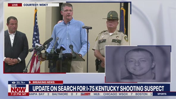 Suspect on the loose in Kentucky after Saturday shooting