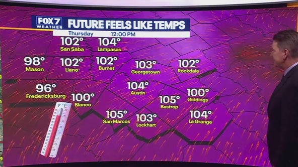 Austin weather: Triple digit heat