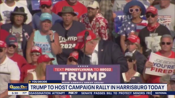 Trump to host campaign rally in Harrisburg Wednesday