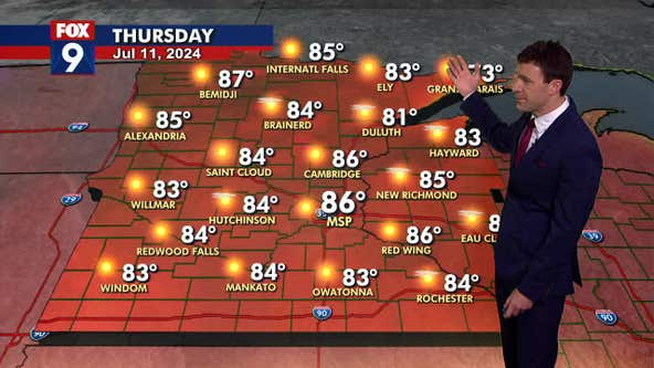 MN weather: Sunny and very warm Thursday