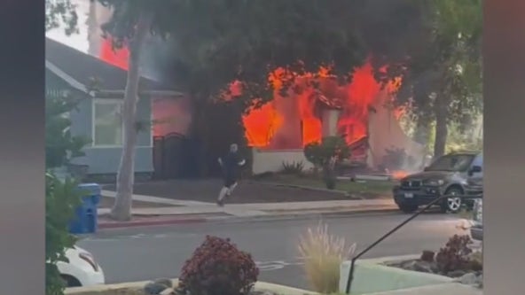 Monrovia house destroyed by fire, explosion