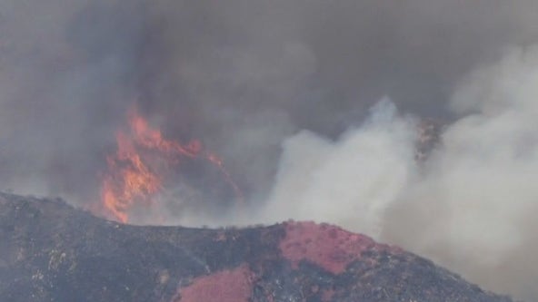 Sharp Fire in Simi Valley contained