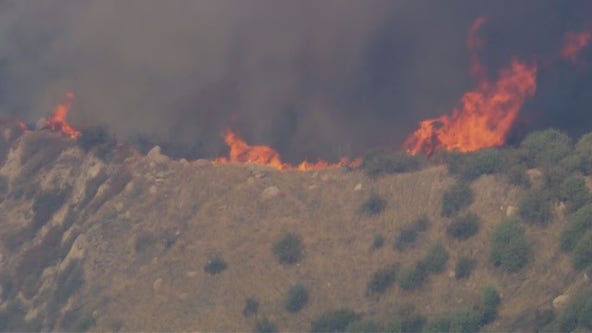 Line Fire in Highland continues to burn