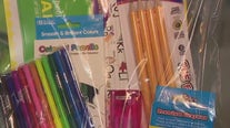 Backpacks with donated supplies filled for thousands of students
