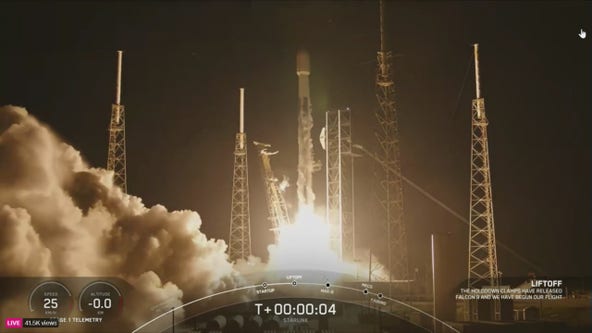 SpaceX launches Falcon 9 from Florida