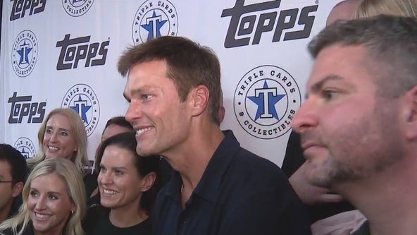 Tom Brady makes appearance at Dallas card shop