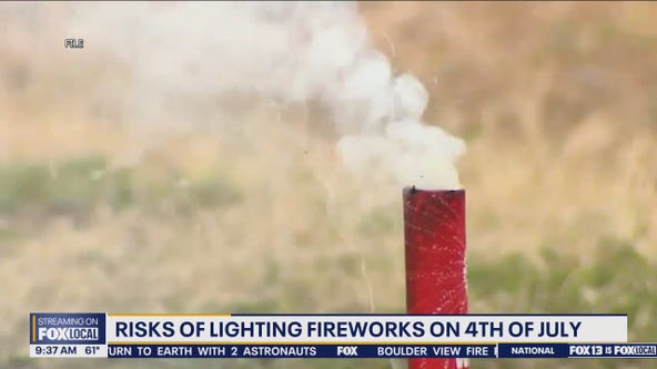 Risks of lighting fireworks on July 4