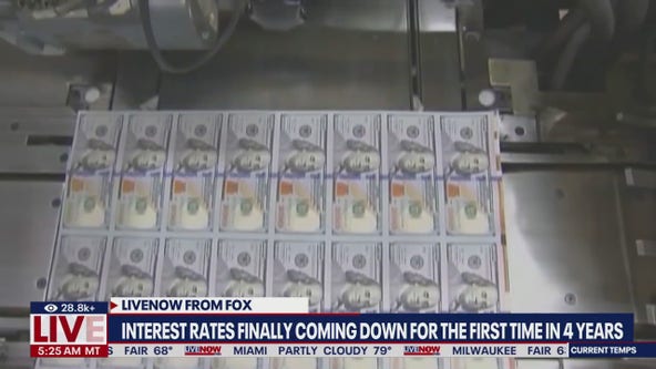 Interest rates come down for first time in 4 years