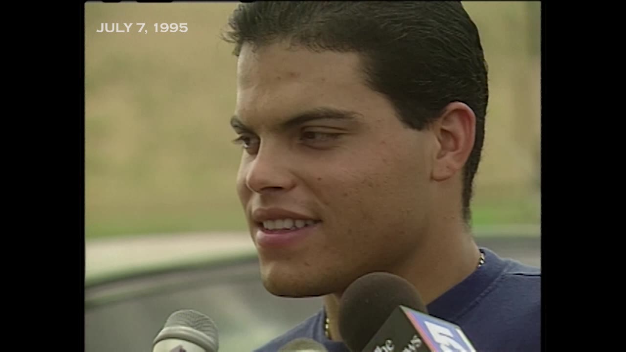 Pudge Rodriguez, Kenny Rogers on ASG (July 7, 1995)