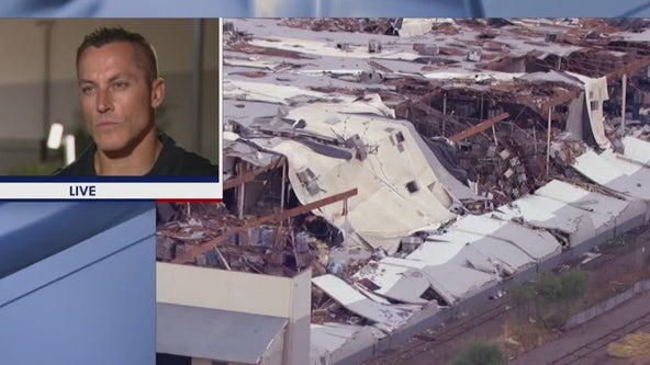 Phoenix FD gives update on missing worker in roof collapse