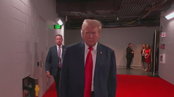 Bandaged Trump makes RNC appearance