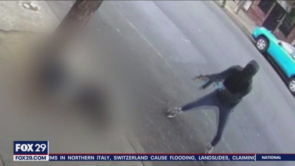 Surveillance video captures man fatally gunned down in West Philly