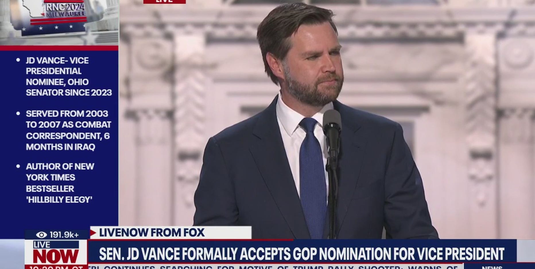 RNC 2024: JD Vance gives first major address as GOP VP pick on day three
