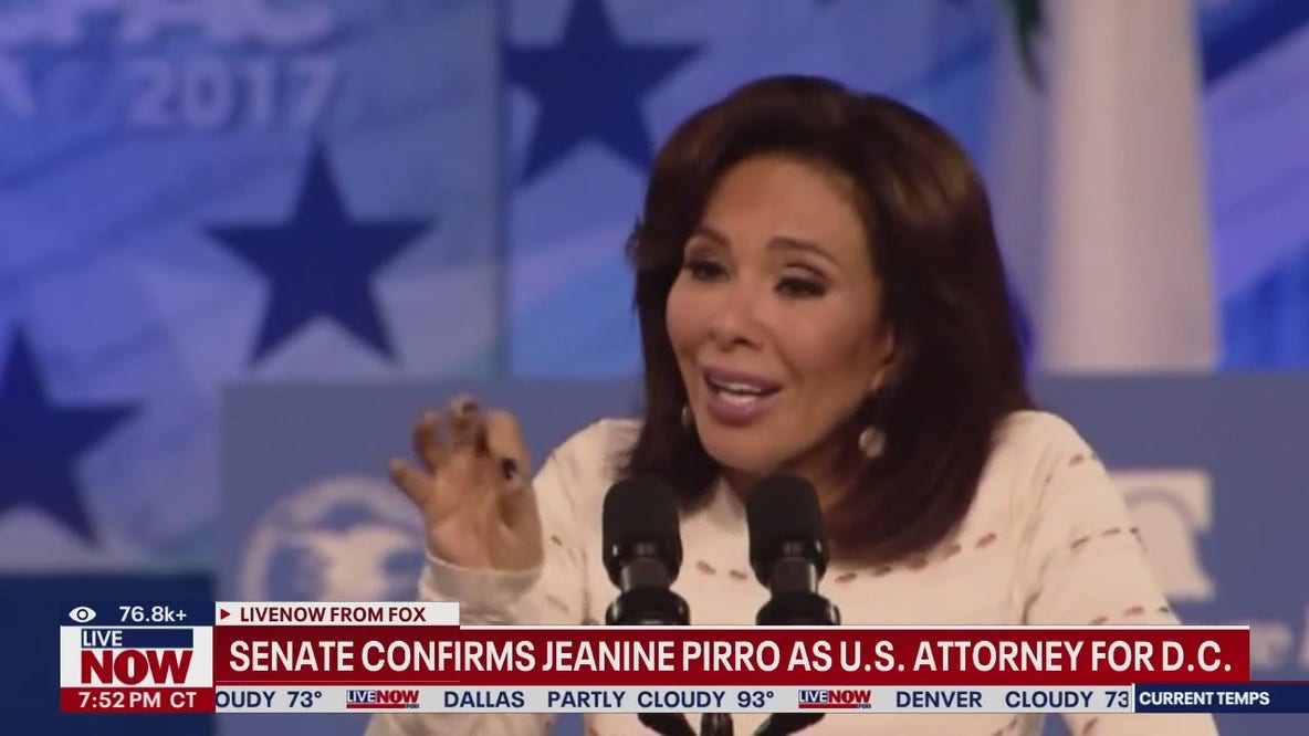 Jeanine Pirro confirmed as U.S. attorney for D.C.