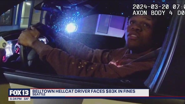 Belltown Hellcat driver faces $83K in fines