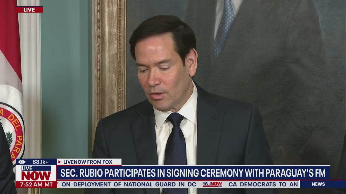 Sec. of State Rubio on drug cartels