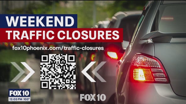 Phoenix weekend freeway closures (Aug. 2-5)