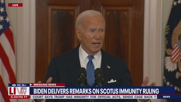 Biden responds to SCOTUS immunity ruling