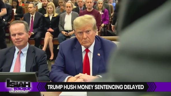 Judge delays hush money sentencing for former President Donald Trump